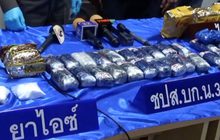 จับผู้ต้องหาค้ายาบ้าแสนเม็ด-ไอซ์ 5กก.