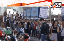 จับกลุ่มวัยรุ่นแข่งรถจักรยานยนต์ จ.สมุทรปราการ