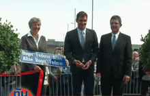 สวิสตั้งชื่อถนนให้เกียรติ “เฟเดอเรอร์”