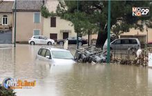 น้ำท่วมรุนแรงทางตอนใต้ของฝรั่งเศส