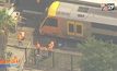 รถไฟชนแท่นกันกระแทกที่ออสเตรเลีย