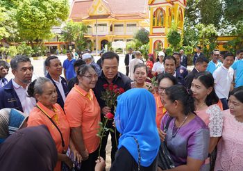 เลือกตั้ง62 : ‘อนุทิน’ ลงพื้นที่ปัตตานี ชูนโยบายคนพื้นที่ดูแล 3 จังหวัดใต้