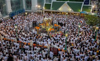 “วันเกิดพระพรหมเอราวัณ” แยกราชประสงค์