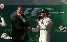 “แฮมิลตัน” ปลื้ม “คนเหล็ก” ร่วมฉลองประเดิมชัย F1