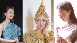 นุ่น วรนุช กับ 10 ภาพชุดไทยสุดเลอค่า! สวยงามเหมือนนางในวรรณคดีไทย