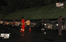 หลังคาโรงจอดรถสตรีวิทยา 3 พังถล่ม