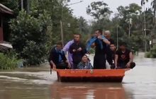 เจอทั้งโควิด-ทั้งน้ำท่วม ชาวบ้านอพยพวุ่น ฝนถล่ม