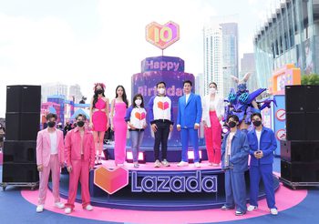 ลาซาด้าแชร์ 10 โมเมนต์ประทับใจสุดอลังการแบบจัดเต็ม ฉลองแคมเปญครบรอบวันเกิด 10 ปี   