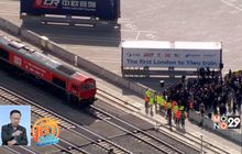 รถไฟขนส่งสินค้าจากอังกฤษไปจีนเที่ยวแรก