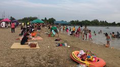 กินลม ชมวิว เล่นน้ำ ณ หาดเติมรัก ทะเลน้ำจืดแห่งแรกของ จ.นนทบุรี