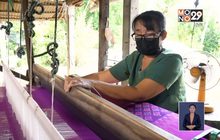 ผ้าทอมัดหมี่บ้านป่าเเดง