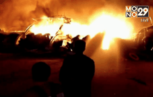 เพลิงไหม้เรือสปีดโบ๊ทท่าเทียบเรืออ่าวฉลอง