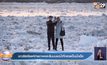 คลิป ชาวรัสเซียแห่ถ่ายภาพและยืนบนแม่น้ำที่กลายเป็นน้ำแข็ง