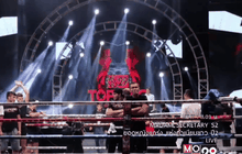 บรรยากาศความพร้อมสนามแข่งขันศึกมวยไทย TOPKING