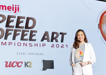 ซีพี-เมจิ พัฒนาวงการบาริสต้าไทยผ่านการแข่งขัน CP-Meiji Speed Coffee Art Championship 2021