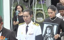 พระราชทานเพลิงศพ “แหวน ฐิติมา” ปันปันกล่าวอาลัยแม่