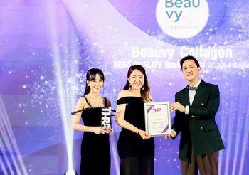 ผู้บริหารแบรนด์ “Beauvy Collagen” คุณโบว์ กัญธนัช คว้ารางวัลในการประกาศรางวัลสุดยิ่งใหญ่ “THBA 2024 : THAILAND HEALTH AND BEAUTY AWARDS 2024”