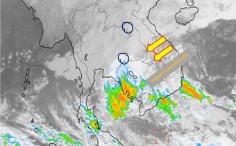 ภาคใต้ตอนล่างมีฝนตกหนัก-หนักมาก