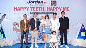 Jordan แบรนด์ยักษ์นอร์เวย์ จับมือ ล็อกซเล่ย์ เทรดดิ้ง ประกาศบุกตลาดในไทย สุขภาพช่องปากเด็กเต็มตัว เปิดตัว New Universe ในแคมเปญ “Happy Teeth, Happy Me” ชูจุดเด่นผู้เชี่ยวชาญด้าน Kids Oral Care ตั้งเป้ายอดขายปี 2569 เติบโตทะยาน 20%