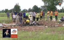 เก็บหลักฐานหาสาเหตุเฮลิคอปเตอร์ตก จ.ขอนแก่น