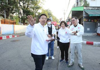 นายจตุพรและทีมลุยหาเสียง กทม. ชูสโลแกน “มีเราไม่มีมืด” ในวันนี้ (13/1/2569)