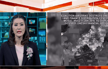 สหรัฐฯเผยภาพทิ้งระเบิดถล่มคลังกลุ่ม IS