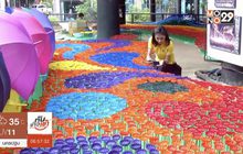 ทุ่งดอกเทียนสีรุ้งฉลอง 117 ปี งานประเพณีแห่เทียนอุบลฯ