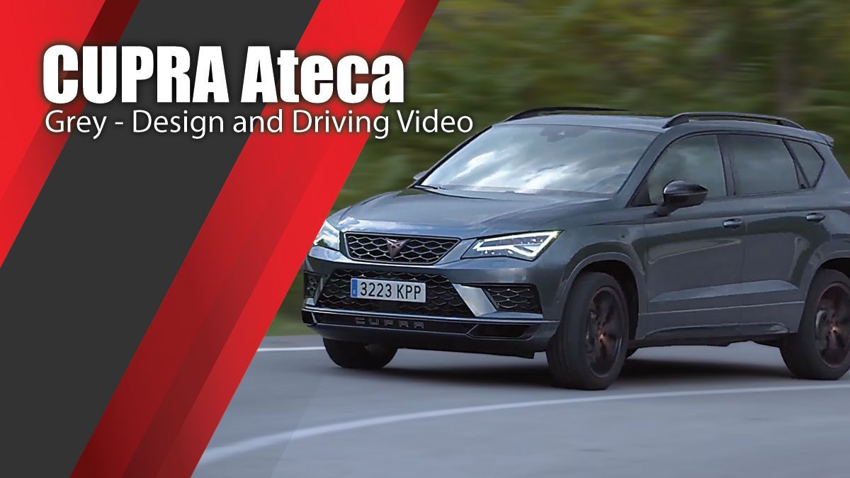 The new CUPRA Ateca in Grey Design and Driving Video