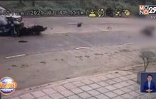 สุดเศร้า รถยนต์กลับรถกระชั้นชิด ช่างภาพทีวีเบรกไม่ทันพุ่งชนเสียชีวิต