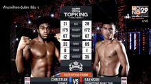 คู่ที่ 2 Superfight แสนศิริ ทุ่งทองมวยไทย VS. ครินเตียน เทิร์นเนอร์