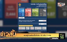 พบผู้ป่วยติดเชื้อโควิด-19 เพิ่ม 5 ราย