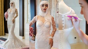 อลังการงานสร้าง เค้กแต่งงาน 30 ล้านบาท ตกแต่งด้วยเพชรแท้ สวยจนไม่กล้ากิน