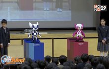 หุ่นยนต์มาสคอต “โอลิมปิก 2020” เยี่ยมเด็กญี่ปุ่น