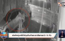 เร่งล่าหนุ่มคลั่งไล่ทุบร้านค้าและรถเสียหายกว่า 10 คัน