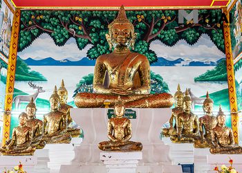 ไหว้พระพุทธมุนีศรีมงคล ลอดท้องพระอินทร์ทรงช้างเอราวัณ วัดสารภี