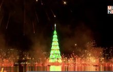 เทศกาลประดับไฟต้นคริสต์มาสยักษ์ในบราซิล