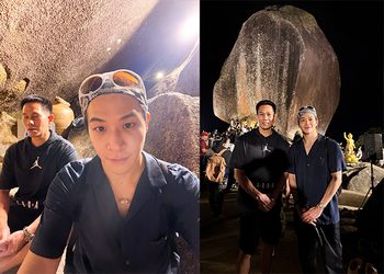 มาร์ช จุฑาวุฒิ – อาร์ อาณัตพล พี่น้องชวนมูด้วยศรัทธาเขาคิชฌกูฏ