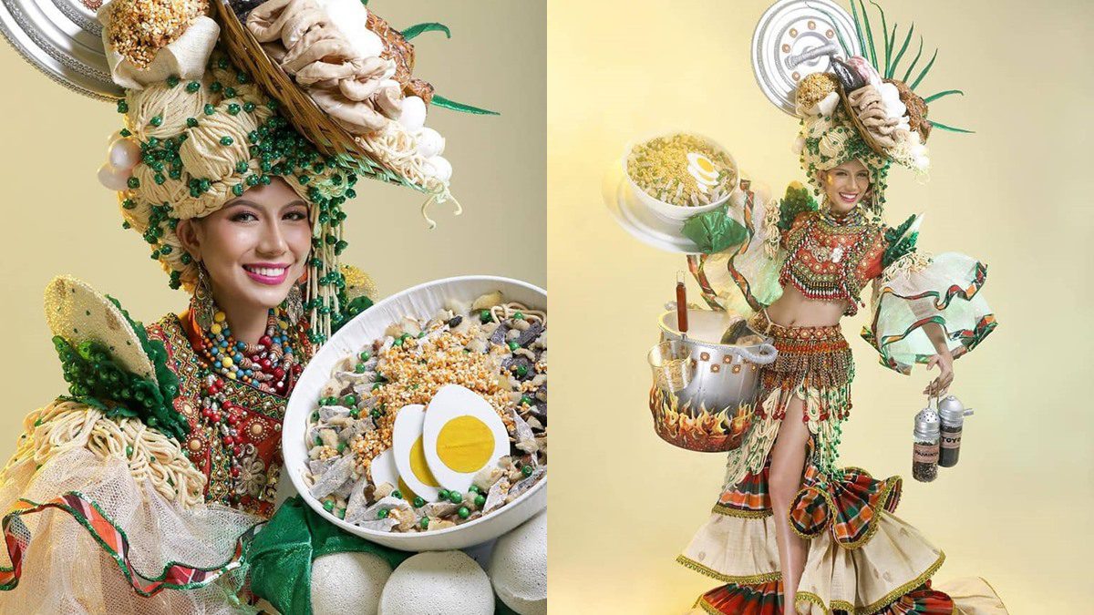 ว๊าวมาก! ชุดประจำชาติ ก๋วยเตี๋ยวฟิลิปปินส์ ดีเทลจัดเต็ม ชูต้นตำหรับความอร่อย