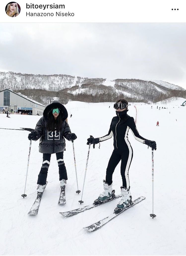 ใบเตย อาร์สยาม เล่นสกีที่ญี่ปุ่น