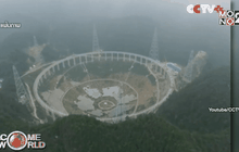 จีนสร้างกล้องโทรทรรศน์ยักษ์