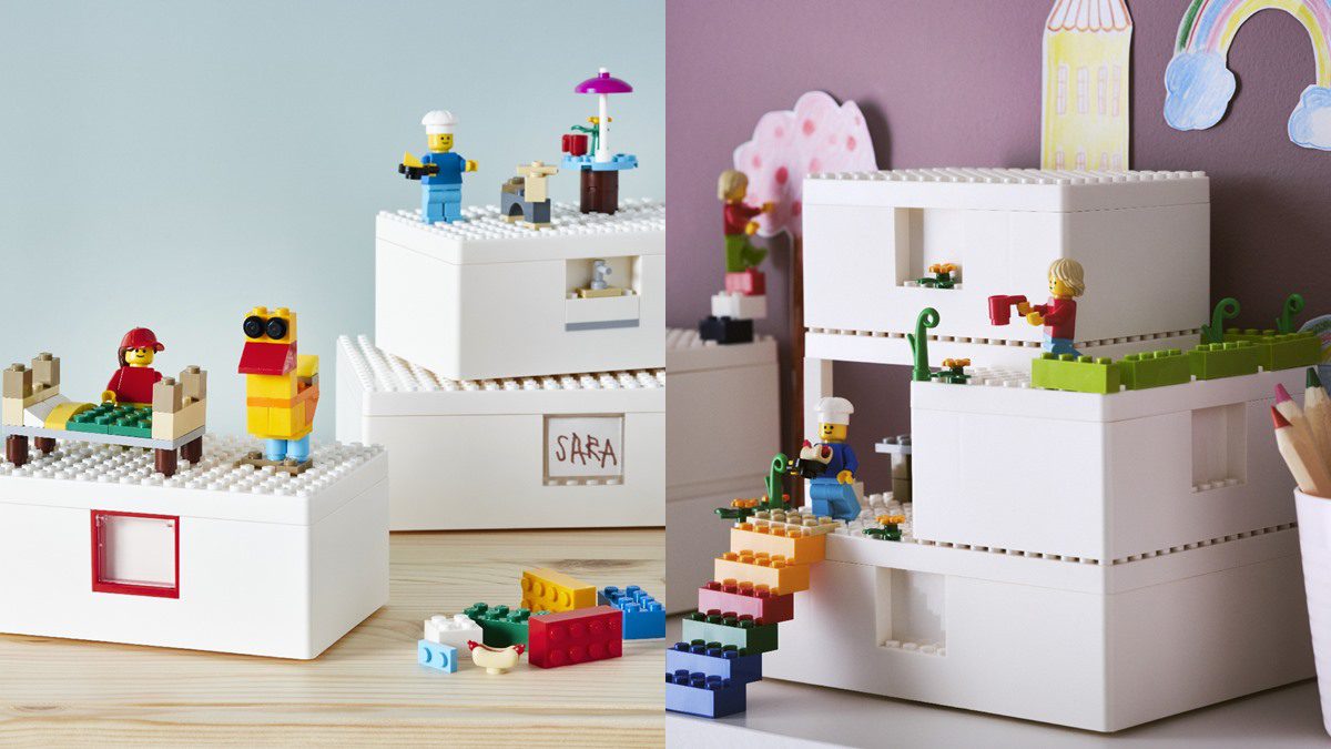 คนเลิฟเลโก้ต้องโดน IKEA x Lego คอลเลคชั่นพิเศษ พร้อมกล่องเก็บดีไซน์Legoโดยเฉพาะ