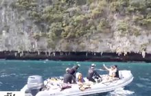 เร่งกู้ซากเรือไฟไหม้หมู่เกาะพีพี จ.กระบี่