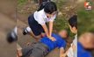 แห่ชื่นชม! นร.หญิงช่วยปั๊มหัวใจคุณลุง หลังถูกรถชนอาการสาหัส