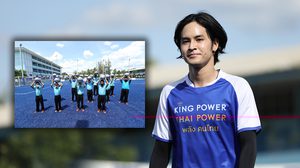 เก้า จิรายุ ร่วมปล่อยคาราวานแจกฟุตบอลให้เด็กไทยในโครงการ ล้านลูก ล้านพลัง สร้างฝันเด็กไทย