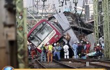 รถไฟญี่ปุ่นชนรถบรรทุกขณะข้ามราง