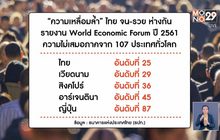ธปท.พบ“ความเหลื่อมล้ำ”รายได้คนไทย