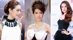 ทรงผม เกรซ กาญจน์เกล้า สำหรับสาวที่มี เส้นผมหนา และยาวโดยเฉพาะ