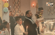 ผู้อพยพชาวคริสต์ฉลองคริสต์มาส