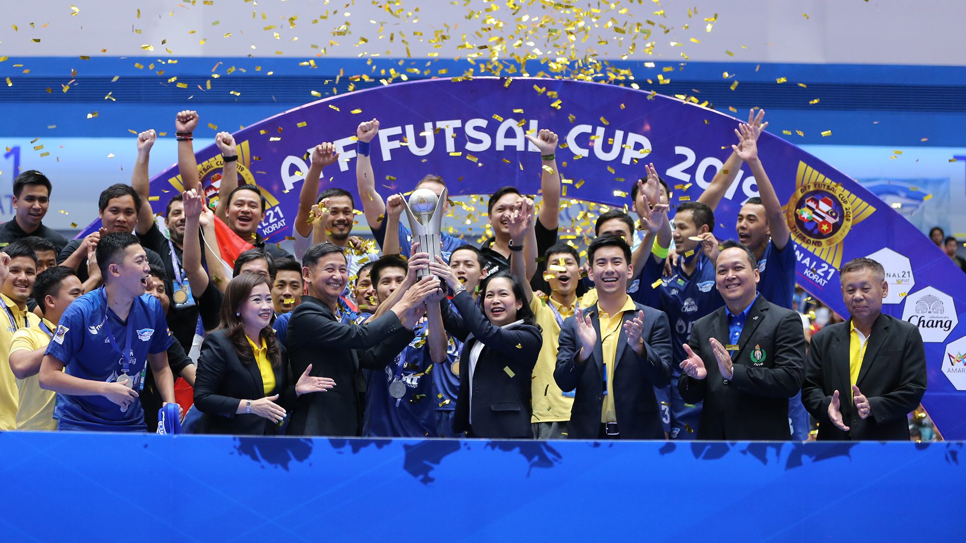 บลูเวฟ ชลบุรี เถลิงแชมป์ นัดชิงกดไป 9 – 1 ศึก AFF FUTSAL CUP 2019