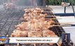 “ไก่ย่างร่มแดง” ขวัญใจสายปิ้งย่างรมควันในตำนาน มศว.ประตู3